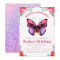 Bold, Butterfly Watercolor Floral Birthday
