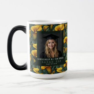 Bold Calla Lilies Floral Son Graduation Gift Magic Mug