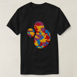Bold Camo Pattern Paint Splat v2 T-Shirt