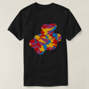 Bold Camo Pattern Paint Splat v3 T-Shirt