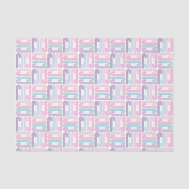 Bold Candy Canes Bold Colours Holidays Tissue Paper (Front)
