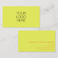 Bold Chartreuse Yellow Orange Logo Professional