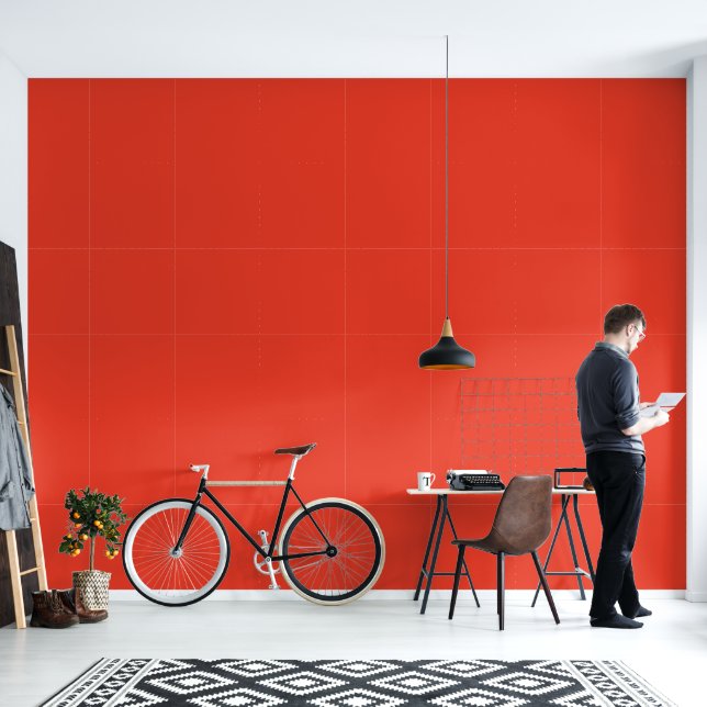Bold Cherry Tomato Wallpaper (Living Room)