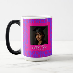Bold Chevron Print College Grad Magic Mug