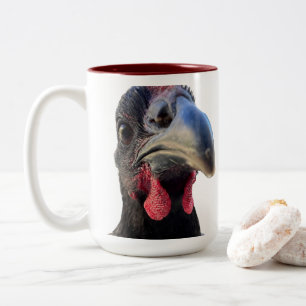 Bold Chicken Mug - Hens Looking At You! 