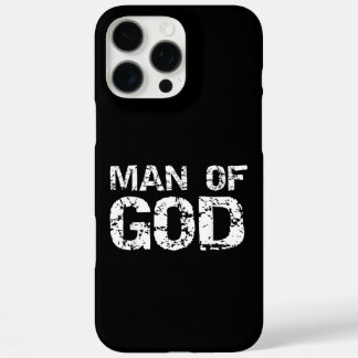 Bold Christian Quote for Men Faith Saying Gift Man iPhone 16 Pro Max Case