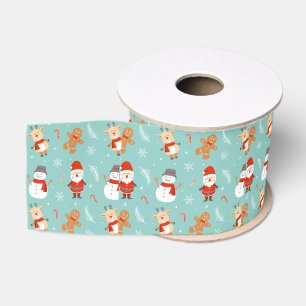 Bold Christmas Aesthetic- Bright, Merry Holiday Grosgrain Ribbon