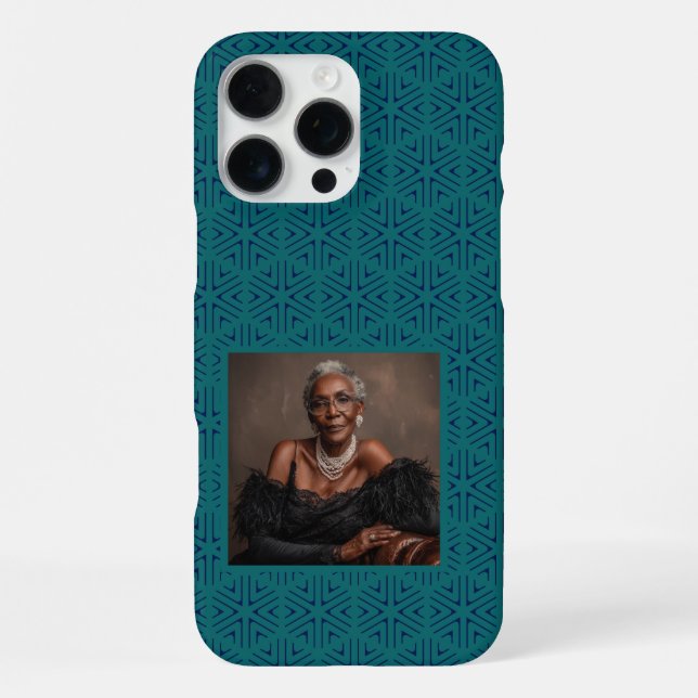 Bold Christmas Gift Baskets Honeycomb Pattern  iPhone Case (Back)