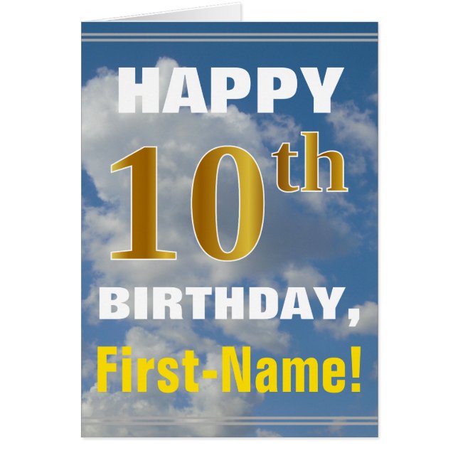 Bold, Ciel nuageux, 10e anniversaire de Faux Gold  (Devant)