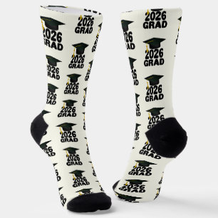 Bold Class of 2026 Graduation Socks