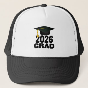 Bold Class of 2026 Graduation Trucker Hat