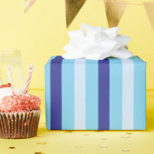 Bold Classic Stripes | Navy Blue And Turquoise