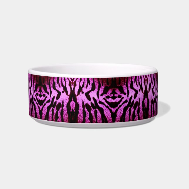 Bold Colorized Tiger Print - Multiple Colours Bowl (Front)