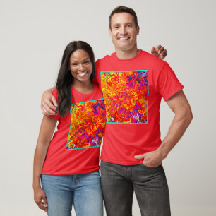 Bold Colors Abstract Design T-Shirt