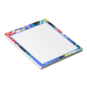Bold colour abstract  notepad