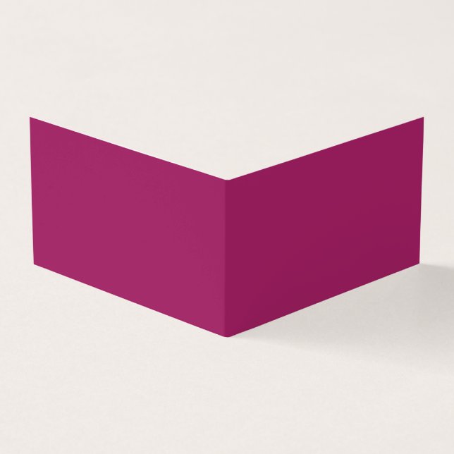 Bold Colour Block Wedding Invite – Magenta (Outside)