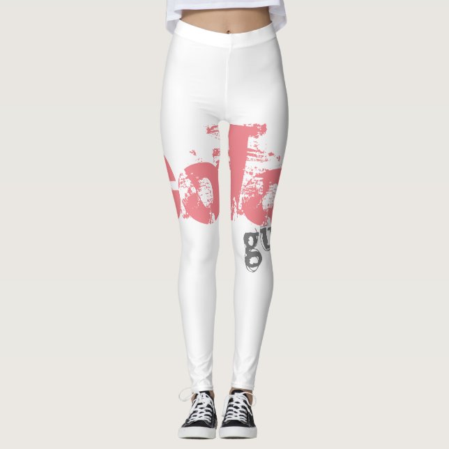 Bold Colour Guard Customizable Leggings (Front)