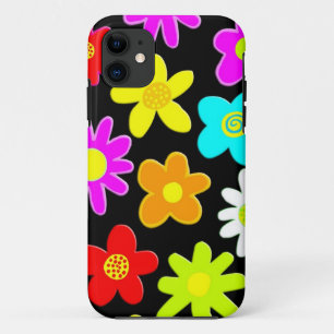 Bold Colourful Flowers iPhone 11 Case