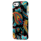 Bold Colourful Hand Drawn Floral Paisley Uncommon iPhone Case (Back Left)