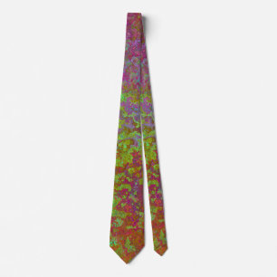 Bold, Colourful, Splatter Paint, Grunge Abstract Tie