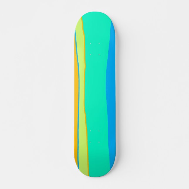 Bold colours design Skateboard (Front)