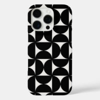 "Bold Contrast: Black & White iPhone 16 Pro Cover"