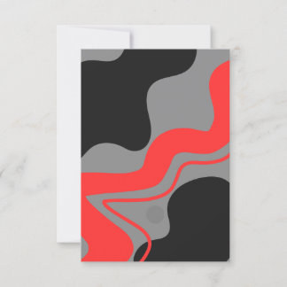Bold Contrast Modern Greeting Card