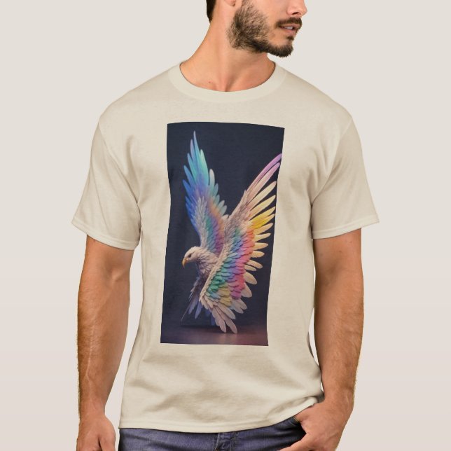 Bold Crystal Eagle Emblem. T-Shirt (Front)