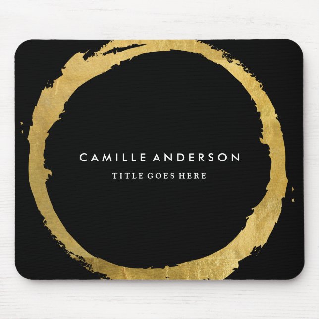 Bold Customizable Makeup Artist Mousepad (Front)