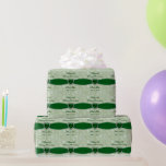 Bold Damask 55th Wedding Anniversary Design Wrapping Paper<br><div class="desc">A Digitalbcon Images Design featuring an emerald green colour and damask design theme with a variety of custom images, shapes, patterns, styles and fonts in this one-of-a-kind "Bold Damask 55th Wedding Anniversary" Wrapping Paper. COMPLETE YOUR MEMORABLE WEDDING ANNIVERSARY CELEBRATION WITH MATCHING ACCESSORIES AND GIFT IDEAS FROM THE BOLD DAMASK 55TH...</div>