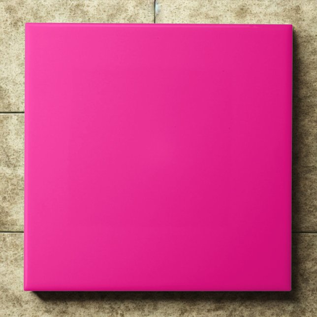 Bold Deep Pink #ff1493 Power Accent Tile (Creator Uploaded)