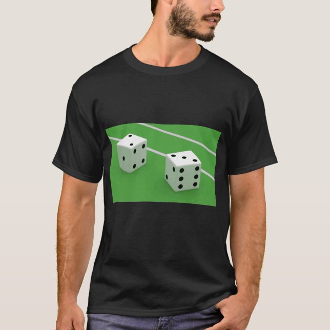 Bold Dice Render Graphic T-Shirt (Front)
