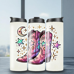 Bold Disco Cowgirl Boots Tumbler