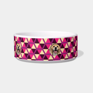 Bold Dog Lover Gift Personalized Pet Accessory Dog Bowl