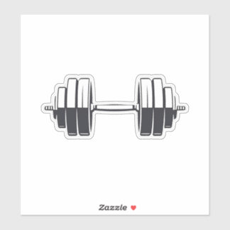 Bold Dumbbell Power – Minimalist Fitness Design