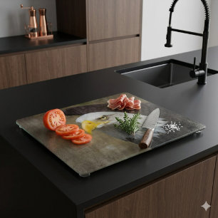 Bold Eagle Glass Cutting Board – Strength