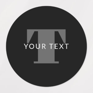 Bold Editable Text   Black White & Grey