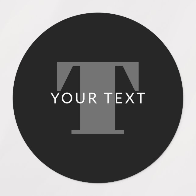 Bold Editable Text | Black White & Grey (Design 1)