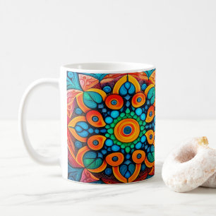 Bold Ethnic Mandala Coffee Mug
