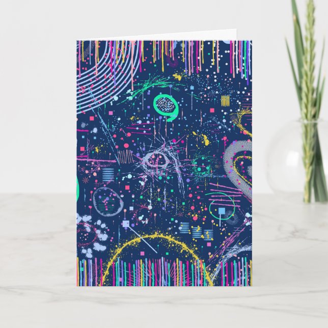 Bold Explorer: Abstract Maximalism  Card (Front)