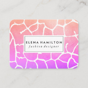 Bold Eye Catching Pattern Business Card