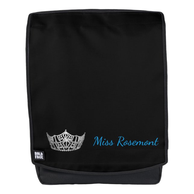 Bold Face Backpack-Pageant Crown Backpack (Front)