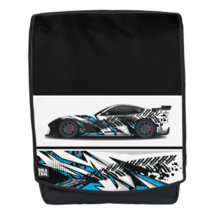 Bold Face Backpack-Sports Car Backpack