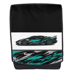Bold Face Backpack-Sports Car Backpack