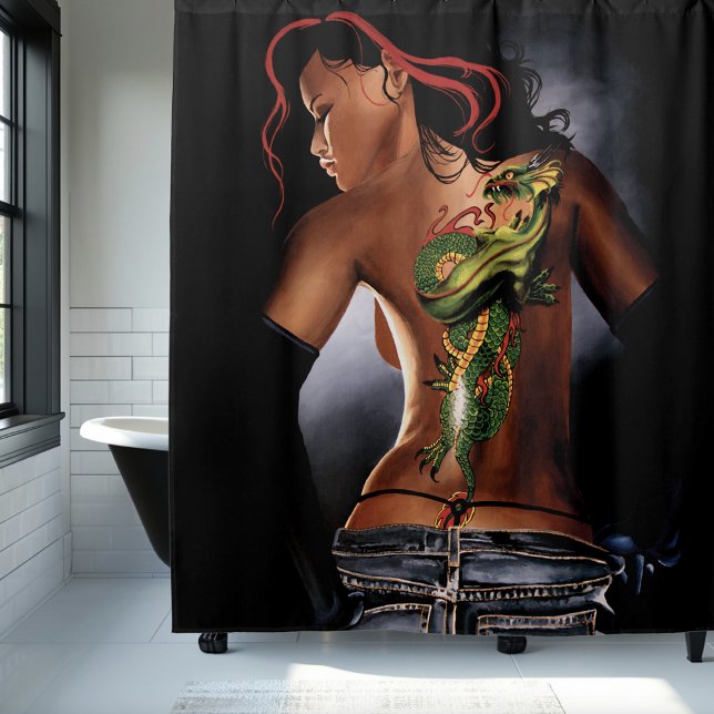 Bold  Fantasy Dragon Tattoo Woman (Creator Uploaded)