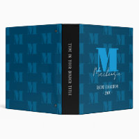 Bold Fat Letter Fancy Script Monogram