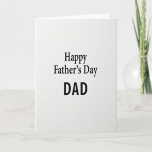 Bold Fathers Day Card