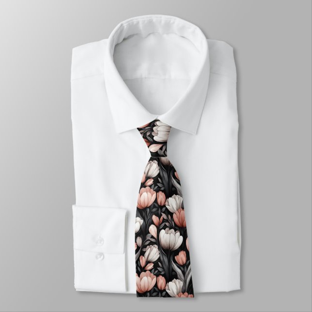 Bold Fathers Day Tulip Tie (Tied)