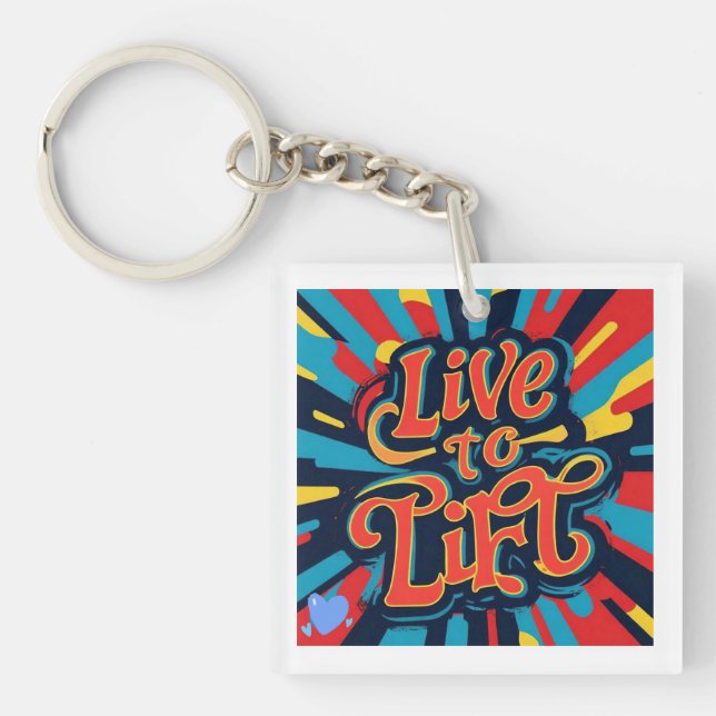 "Bold Fitness Journey" Keychain (Front)