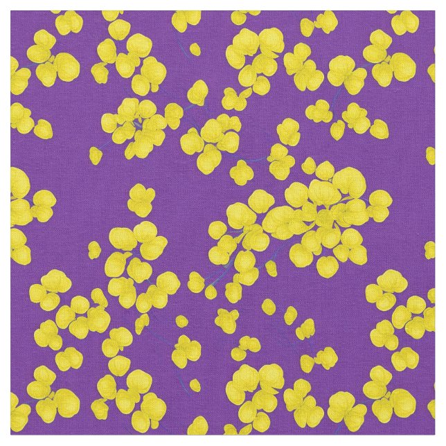 Bold Floral 3 Fabric (Close Up)